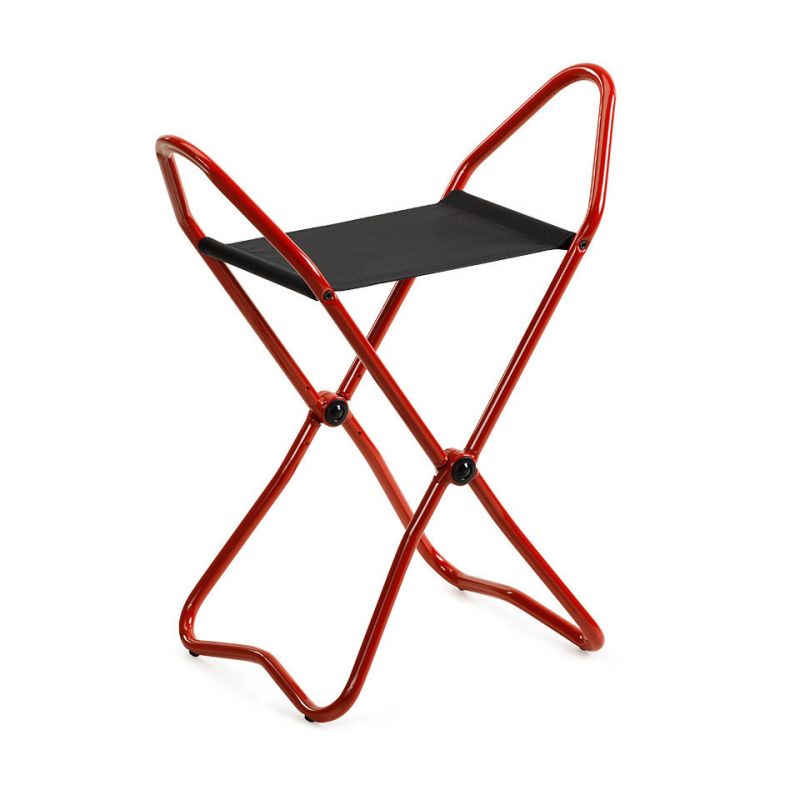 Stockholm II Tabouret, Tabouret pliant / Museum Tabouret rouge Lectus